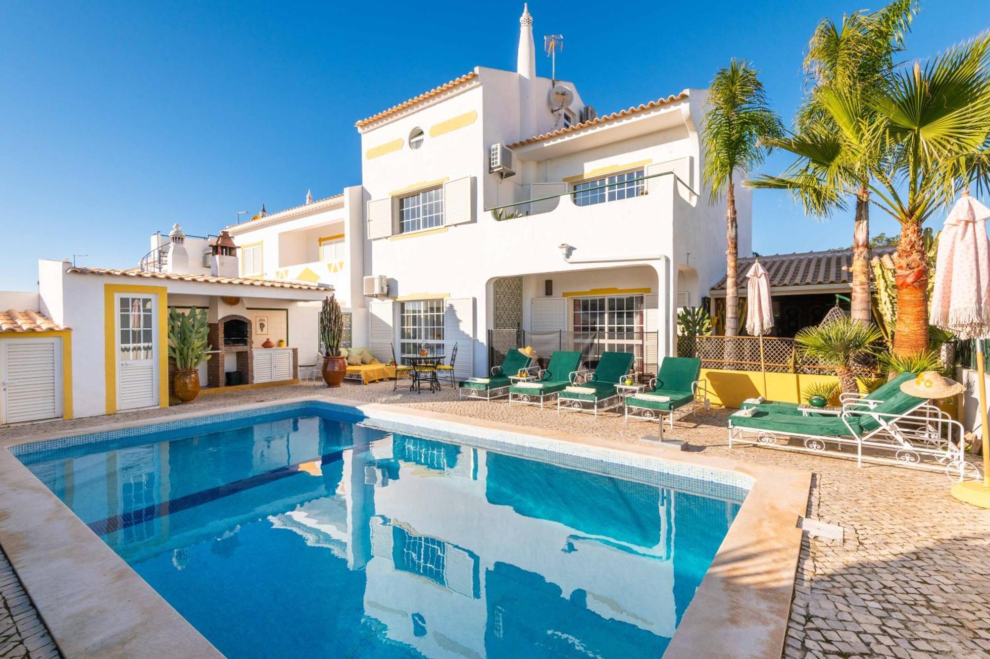 别墅 Gale Sun - Luxury, 5bed With Free Wifi, Ac, Private Pool, 5 Min From The *
